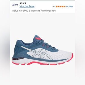 Women’s asics running shoe size 8